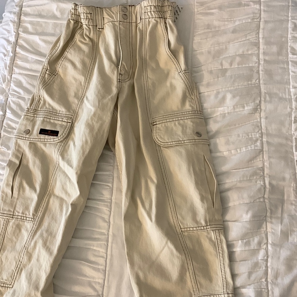 BDG Cream Cargo Pants